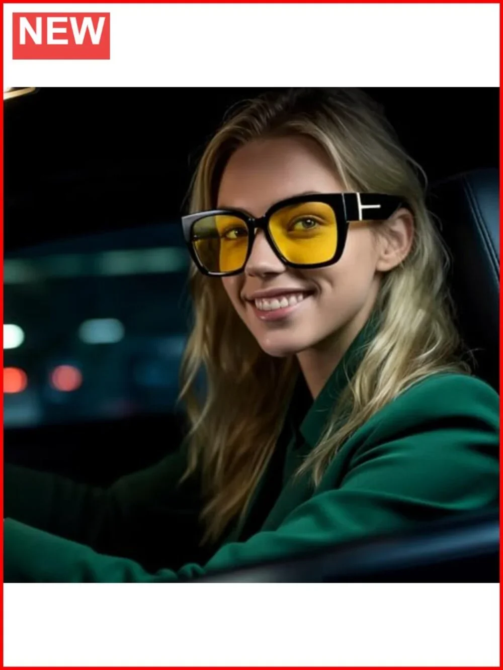 Classic Polarized Night Driving Sunglasses for Men Women